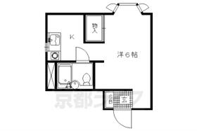 ヤングリーブス 201 ｜ 京都府京都市北区衣笠西御所ノ内町（賃貸マンション1K・2階・16.42㎡） その2