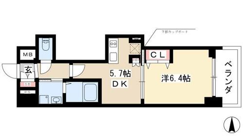 同じ建物の物件間取り写真 - ID:223032044429