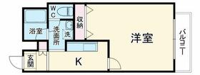 ジャルス本田  ｜ 大阪府大阪市西区本田２丁目（賃貸マンション1K・7階・25.00㎡） その2