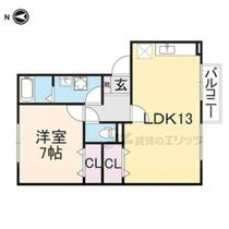 パステロ 102 ｜ 滋賀県彦根市古沢町（賃貸アパート1LDK・1階・47.61㎡） その2