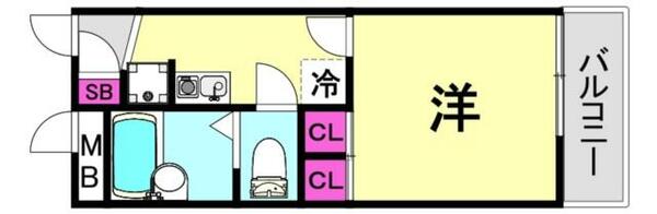 レオパレスアルカイック｜兵庫県尼崎市西長洲町２丁目(賃貸アパート1K・1階・19.87㎡)の写真 その2