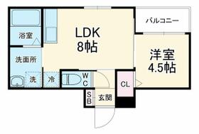 ピュアフィールド東桜木町 102 ｜ 兵庫県尼崎市東桜木町（賃貸アパート1LDK・1階・31.08㎡） その2