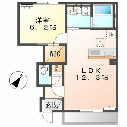 同じ建物の物件間取り写真 - ID:208009248477