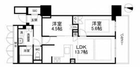 プレミストタワー靱本町 908 ｜ 大阪府大阪市西区靱本町１丁目（賃貸マンション2LDK・9階・56.08㎡） その2