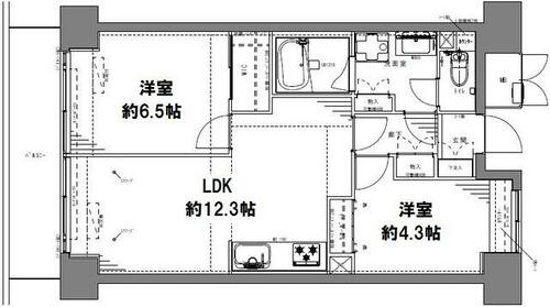 同じ建物の物件間取り写真 - ID:213106000544