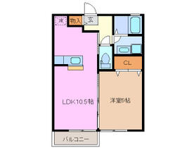 三重県鈴鹿市算所町（賃貸アパート1LDK・2階・40.07㎡） その2