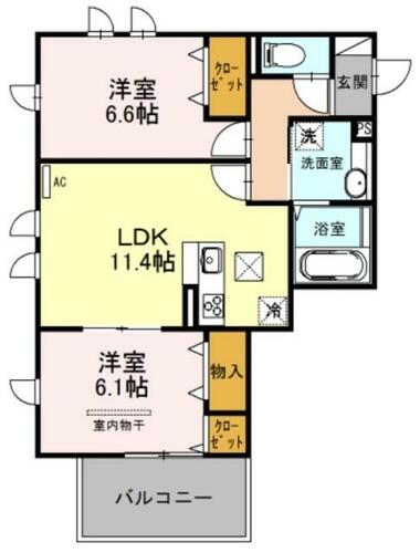 同じ建物の物件間取り写真 - ID:211048318555