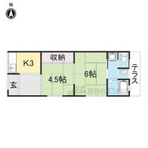 京都府亀岡市大井町並河１丁目（賃貸一戸建2K・--・31.50㎡） その1