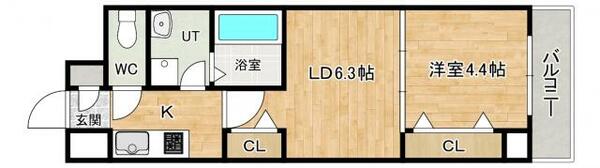 兵庫県神戸市東灘区住吉宮町７丁目(賃貸マンション2K・4階・35.44㎡)の写真 その2