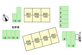 兵庫県姫路市広畑区西蒲田（賃貸アパート1LDK・1階・46.85㎡） その15