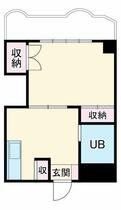 神奈川県川崎市中原区新丸子東２丁目（賃貸マンション1K・6階・26.80㎡） その2