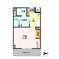 埼玉県越谷市レイクタウン８丁目（賃貸マンション1K・4階・29.76㎡） その2