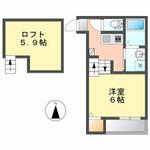 名古屋市北区大杉町４丁目 2階建 築6年のイメージ