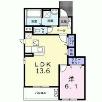 愛知県名古屋市守山区弁天が丘（賃貸アパート1LDK・1階・48.55㎡） その2