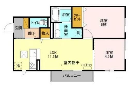 同じ建物の物件間取り写真 - ID:212041365011