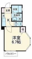 埼玉県さいたま市浦和区元町１丁目（賃貸アパート1K・2階・22.88㎡） その2