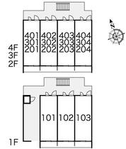 レオパレス真田山  ｜ 大阪府大阪市天王寺区空堀町（賃貸マンション1K・3階・19.87㎡） その8