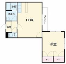 大阪府豊中市上新田１丁目（賃貸マンション1LDK・2階・51.00㎡） その2