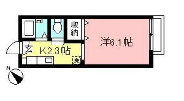 フラッツＭ 105｜東京都八王子市大塚(賃貸アパート1K・1階・21.04㎡)の写真 その2