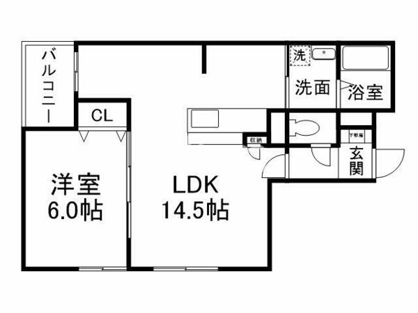 ＥＶＥＲ　ＨＯＭＥＳ　京都駅南｜京都府京都市南区東九条南山王町(賃貸マンション1LDK・3階・44.40㎡)の写真 その2