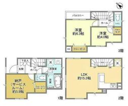 Ｋｏｌｅｔ稲田堤１８ 1 ｜ 神奈川県川崎市多摩区菅北浦２丁目（賃貸一戸建3LDK・--・77.51㎡） その2