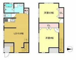 ロハス・オマージュ D ｜ 埼玉県熊谷市石原（賃貸テラスハウス2LDK・--・79.50㎡） その2