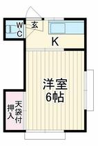 野村荘 201 ｜ 神奈川県川崎市多摩区枡形３丁目（賃貸アパート1K・2階・17.41㎡） その2