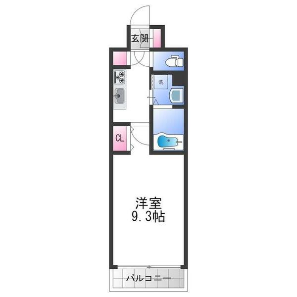 アトール永和｜大阪府東大阪市永和２丁目(賃貸マンション1K・1階・29.36㎡)の写真 その2