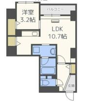 リーブル　博多駅前 401 ｜ 福岡県福岡市博多区博多駅前１丁目（賃貸マンション1LDK・4階・40.66㎡） その2