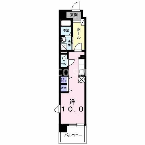 サンリット三建 705｜愛知県岡崎市羽根町字東ノ郷(賃貸マンション1R・7階・31.72㎡)の写真 その2