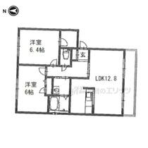 奈良県天理市櫟本町（賃貸アパート2LDK・1階・57.40㎡） その2