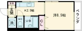 カーサ大岡山 901 ｜ 東京都大田区北千束３丁目（賃貸マンション1K・9階・31.00㎡） その2