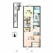 茨城県取手市新町３丁目（賃貸アパート1LDK・2階・42.82㎡） その2