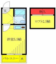 メゾンドパルク２  ｜ 埼玉県川口市大字芝（賃貸アパート1R・2階・16.00㎡） その2