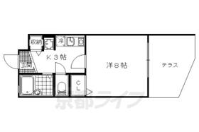 Ｌａｓ・Ｂｒｉｓａｓ・ｄｅ・Ｔｕｚｕｒａ 102 ｜ 京都府京都市山科区小野葛籠尻町（賃貸マンション1K・1階・26.10㎡） その2