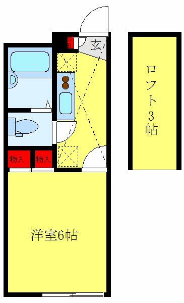 レオパレスルミエール 103｜東京都北区滝野川３丁目(賃貸アパート1K・1階・19.87㎡)の写真 その2