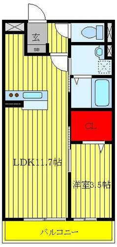 同じ建物の物件間取り写真 - ID:211046270247