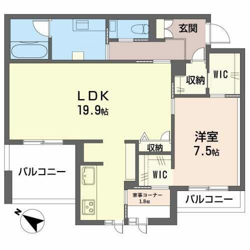 同じ建物の物件間取り写真 - ID:223031004752