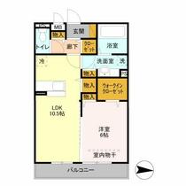 埼玉県越谷市東越谷２丁目（賃貸アパート1LDK・3階・45.04㎡） その2