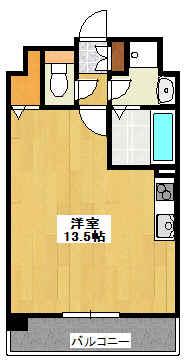 兵庫県姫路市忍町(賃貸マンション1R・5階・32.43㎡)の写真 その2