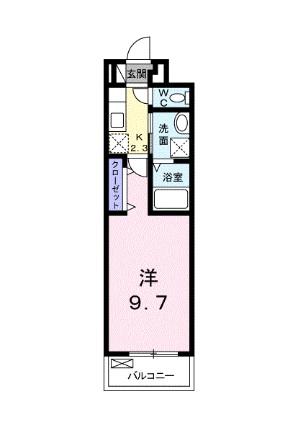 兵庫県姫路市別所町別所(賃貸アパート1K・3階・28.87㎡)の写真 その2