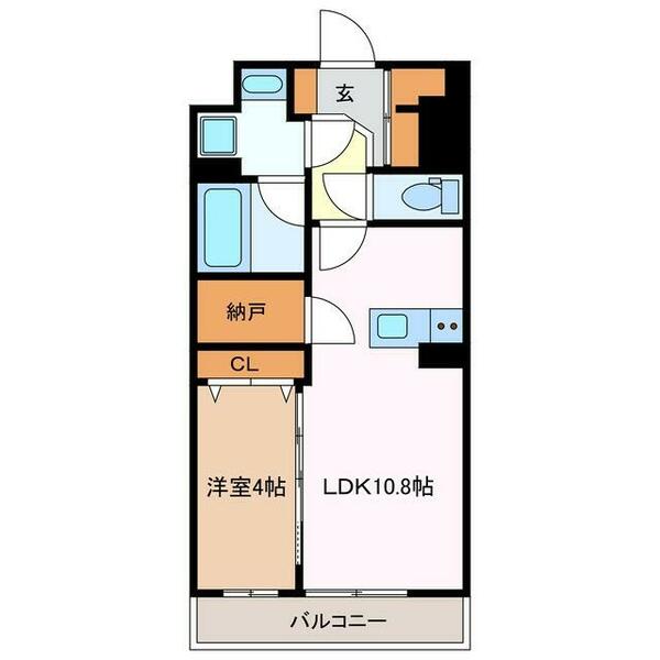 三重県四日市市本郷町(賃貸マンション1LDK・3階・40.53㎡)の写真 その2