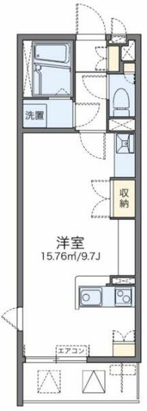 神奈川県横浜市鶴見区上末吉１丁目(賃貸マンション1R・3階・27.80㎡)の写真 その2