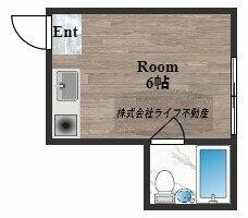 レジデンス小若江  ｜ 大阪府東大阪市近江堂１丁目（賃貸マンション1R・2階・13.00㎡） その2