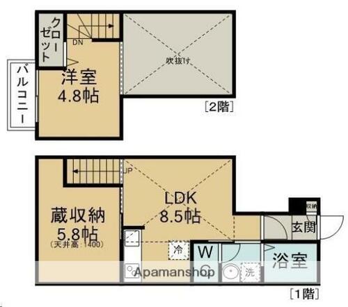 同じ建物の物件間取り写真 - ID:204004087165