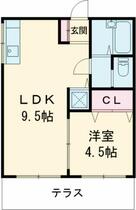 シマハイツ 106 ｜ 東京都足立区谷中１丁目（賃貸アパート1LDK・1階・32.00㎡） その2