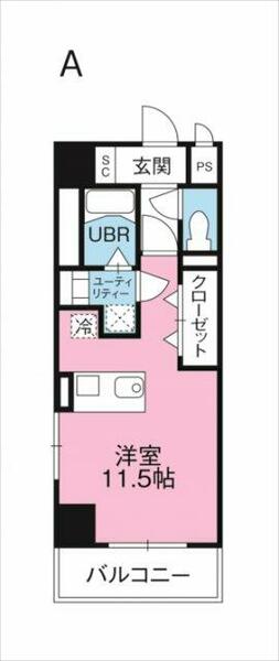 Ｍｏｎｄｏ　Ｆｕｊｉ　Ⅲ｜静岡県富士市緑町(賃貸マンション1R・6階・31.63㎡)の写真 その2