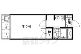 立川ビル 204 ｜ 京都府京都市東山区問屋町通五条下る３丁目西橘町（賃貸マンション1K・2階・17.00㎡） その2