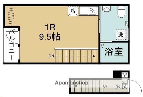 同じ建物の物件間取り写真 - ID:204004087100