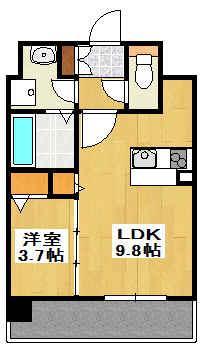 兵庫県姫路市忍町(賃貸マンション1LDK・1階・32.43㎡)の写真 その2